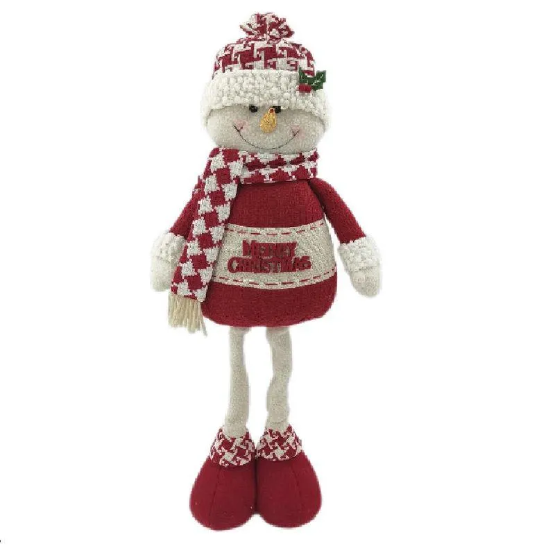 Muñeco de navidad Snowman Cotidiana rojo/blanco 53 cm
