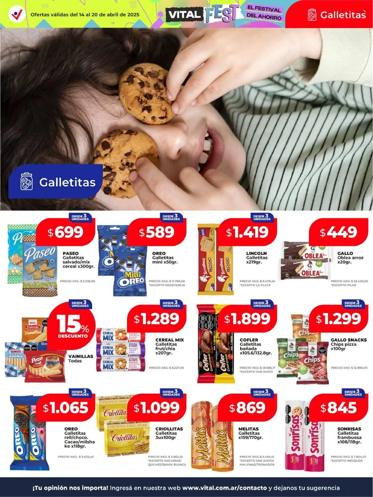Ofertas de Catálogo Supermayorista Vital 14 de abril al 20 de abril 2025 - Página 22 del catálogo