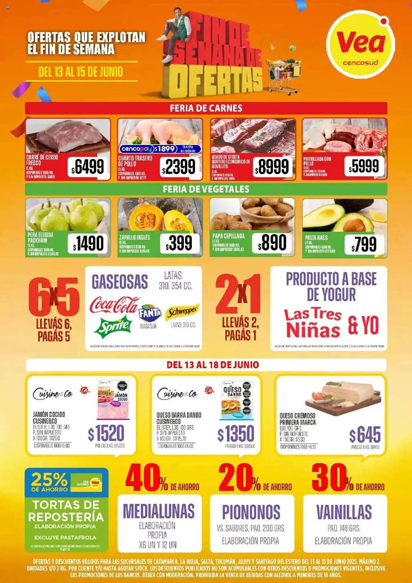 Ofertas de Catálogo Supermercados Vea 13 de junio al 15 de junio 2025 - Página 2 del catálogo