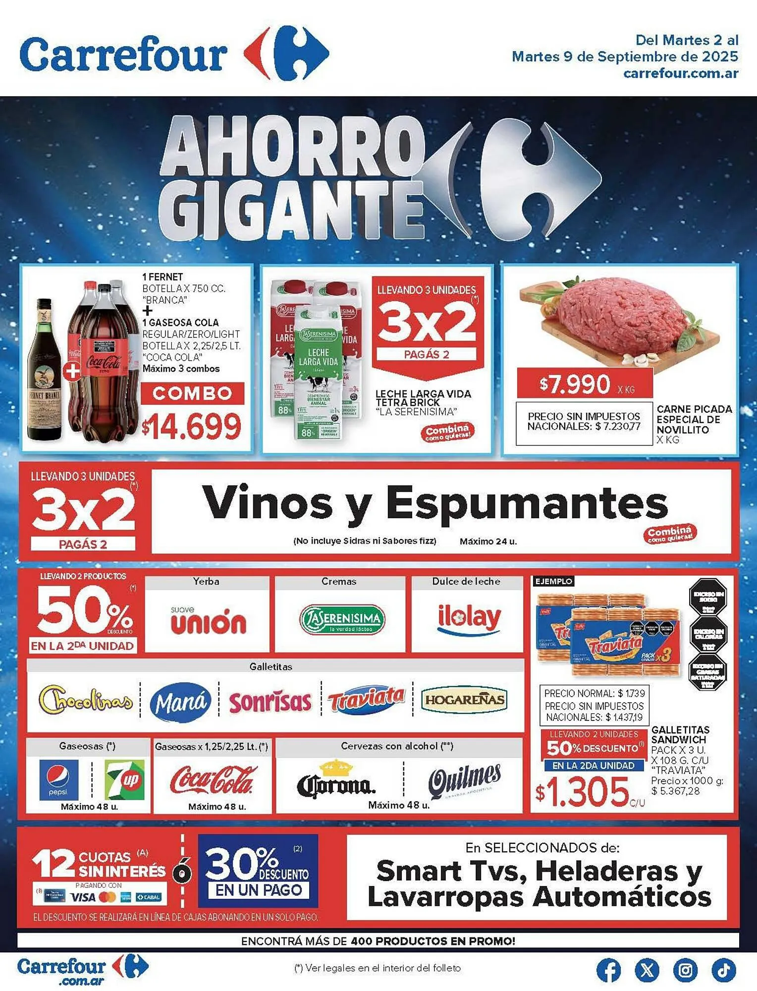 Ofertas de catálogo Carrefour 1 de septiembre al 9 de septiembre 2025 - Página 1 del catálogo