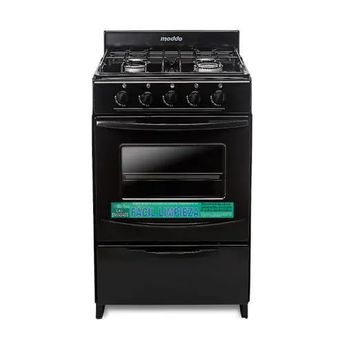 Cocina a gas Moddo 51 cm negra