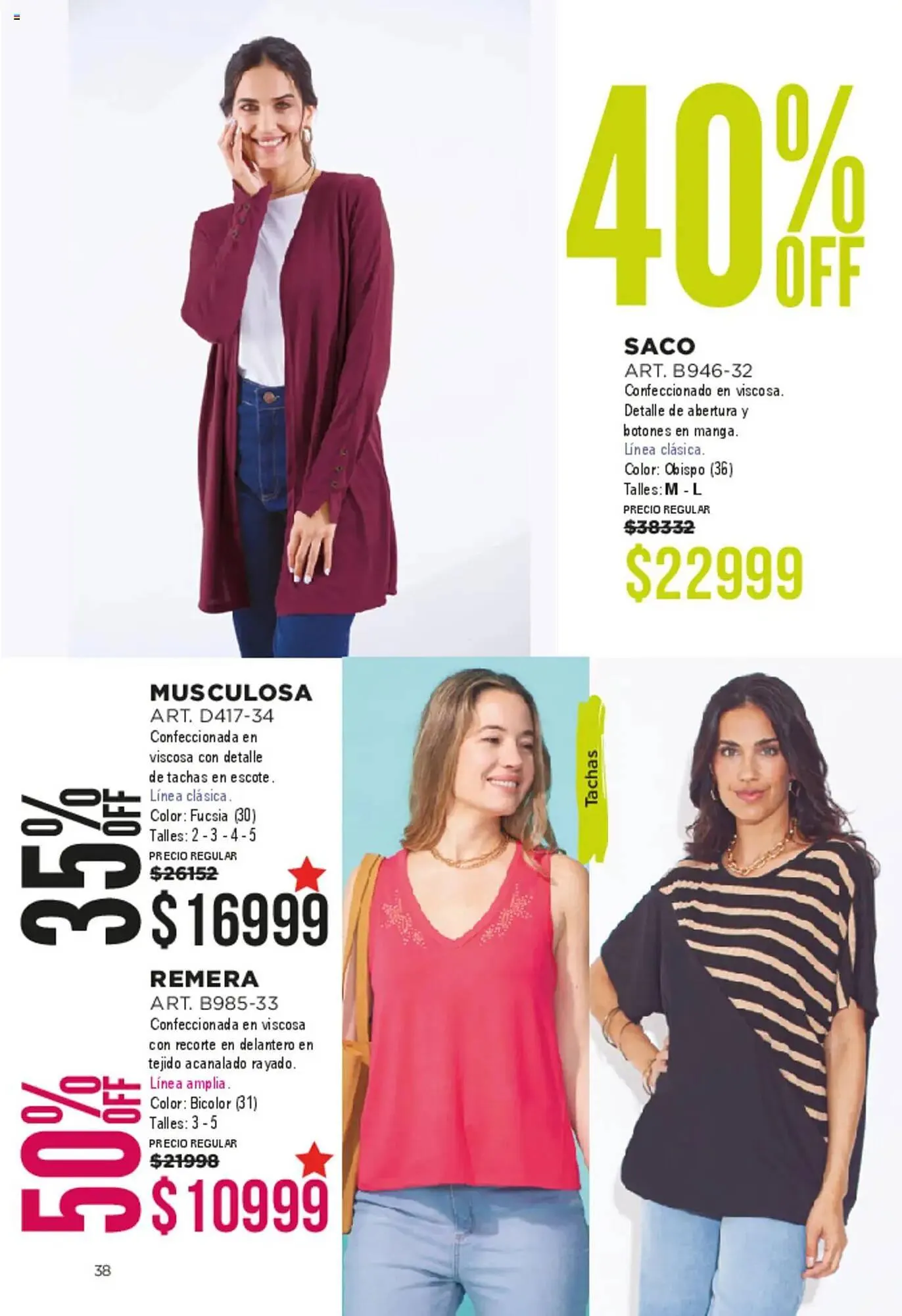 Ofertas de Catálogo Juana Bonita 7 de marzo al 3 de abril 2025 - Página 38 del catálogo