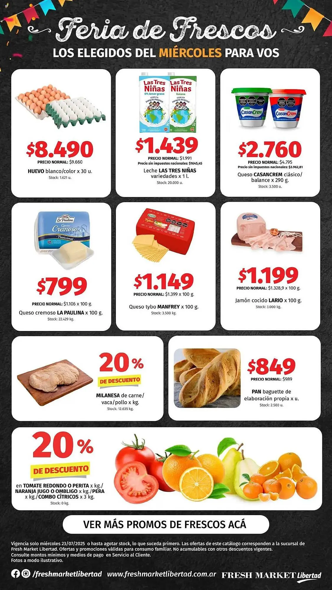 Ofertas de Catálogo Hipermercado Libertad 23 de julio al 24 de julio 2025 - Página 1 del catálogo