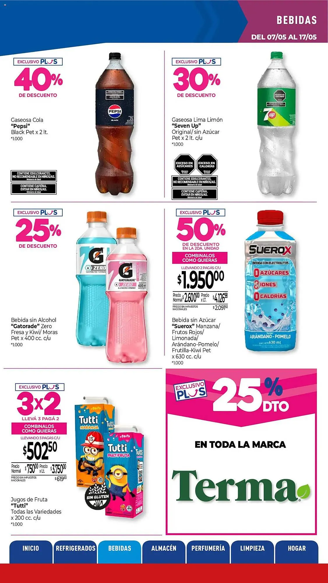 Ofertas de Catálogo La Anonima 7 de mayo al 17 de mayo 2026 - Página 14 del catálogo