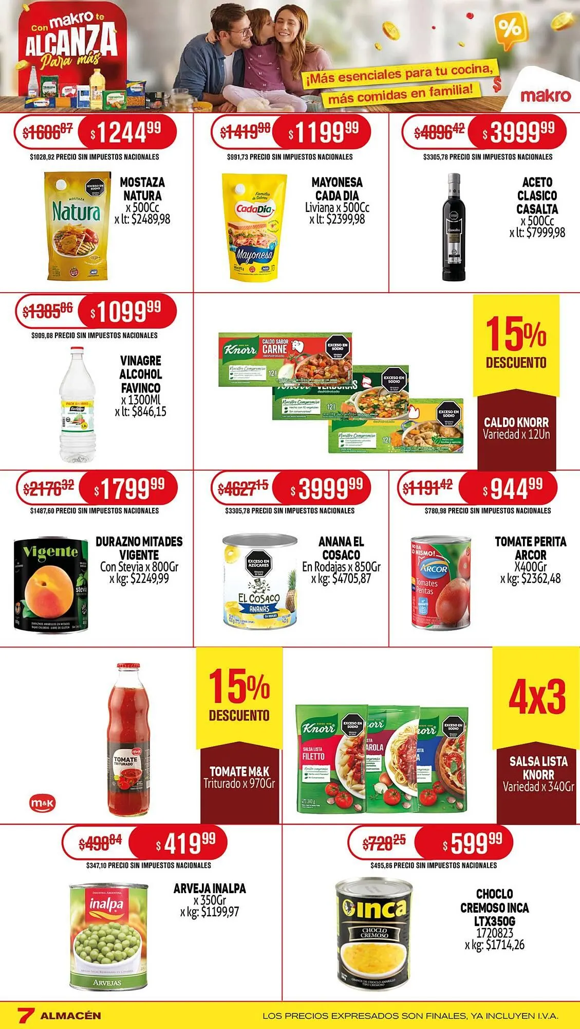 Ofertas de Catálogo Makro 10 de abril al 16 de abril 2025 - Página 7 del catálogo