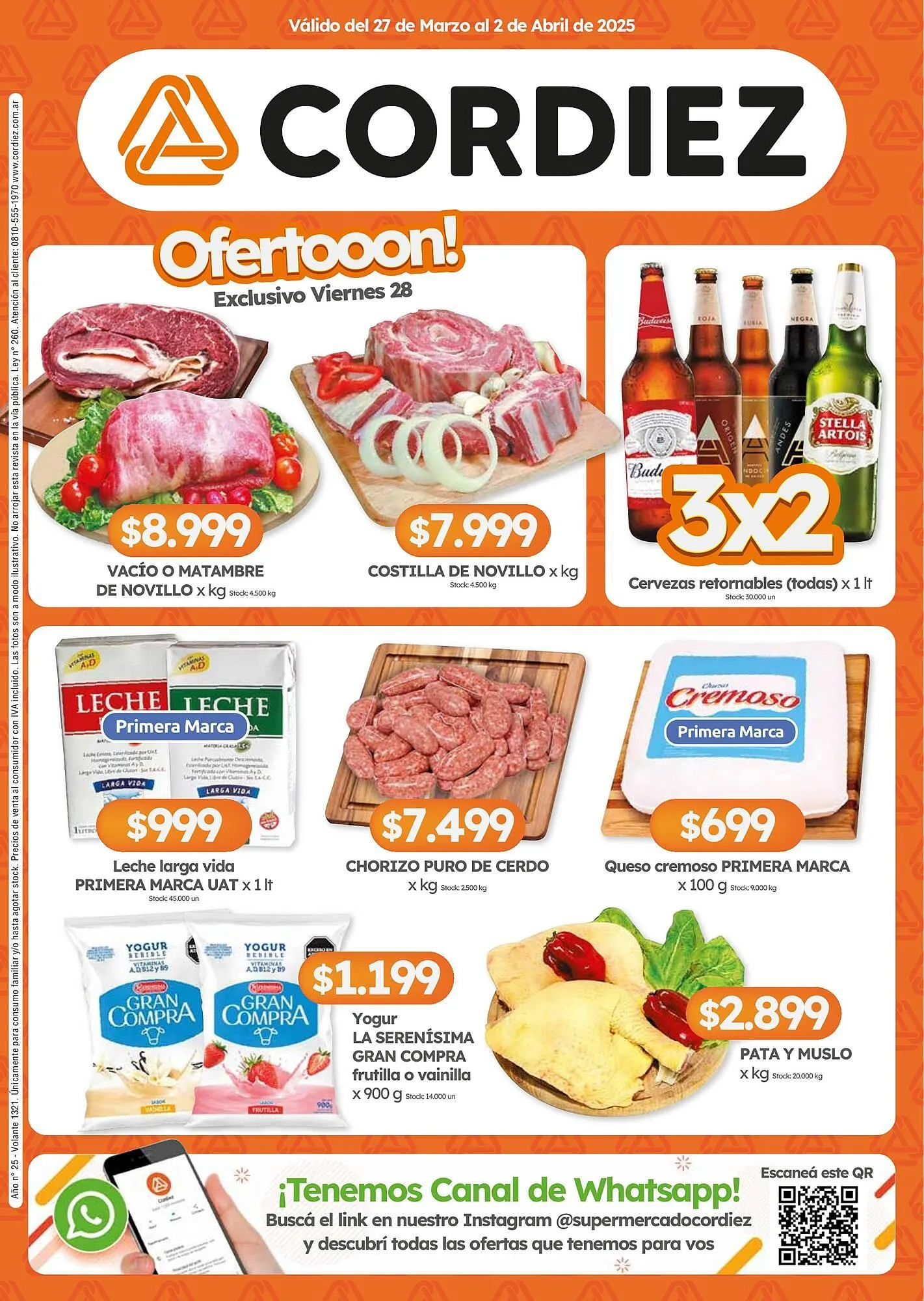 Ofertas de Catálogo Cordiez 27 de marzo al 2 de abril 2025 - Página 1 del catálogo