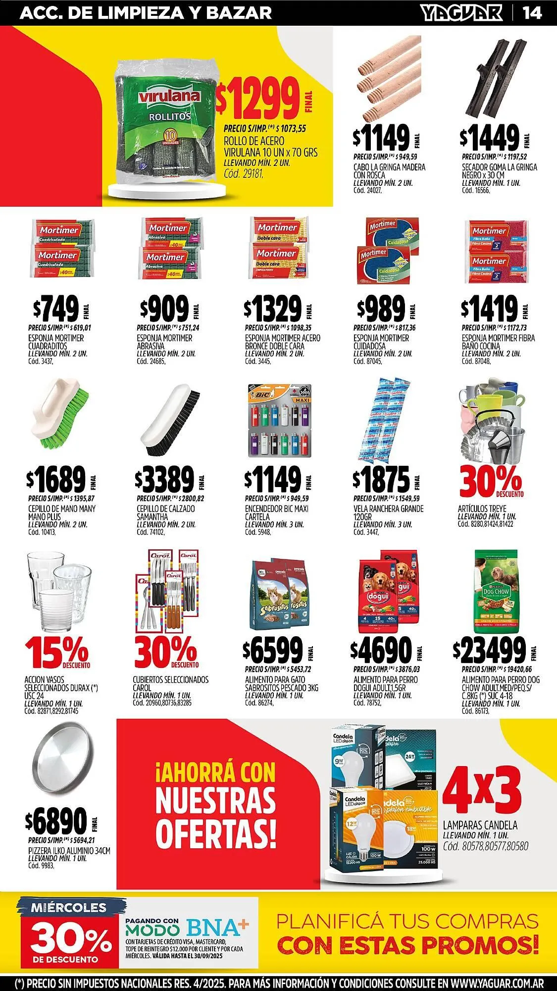 Ofertas de Catálogo Supermercados Yaguar 27 de octubre al 2 de noviembre 2025 - Página 14 del catálogo