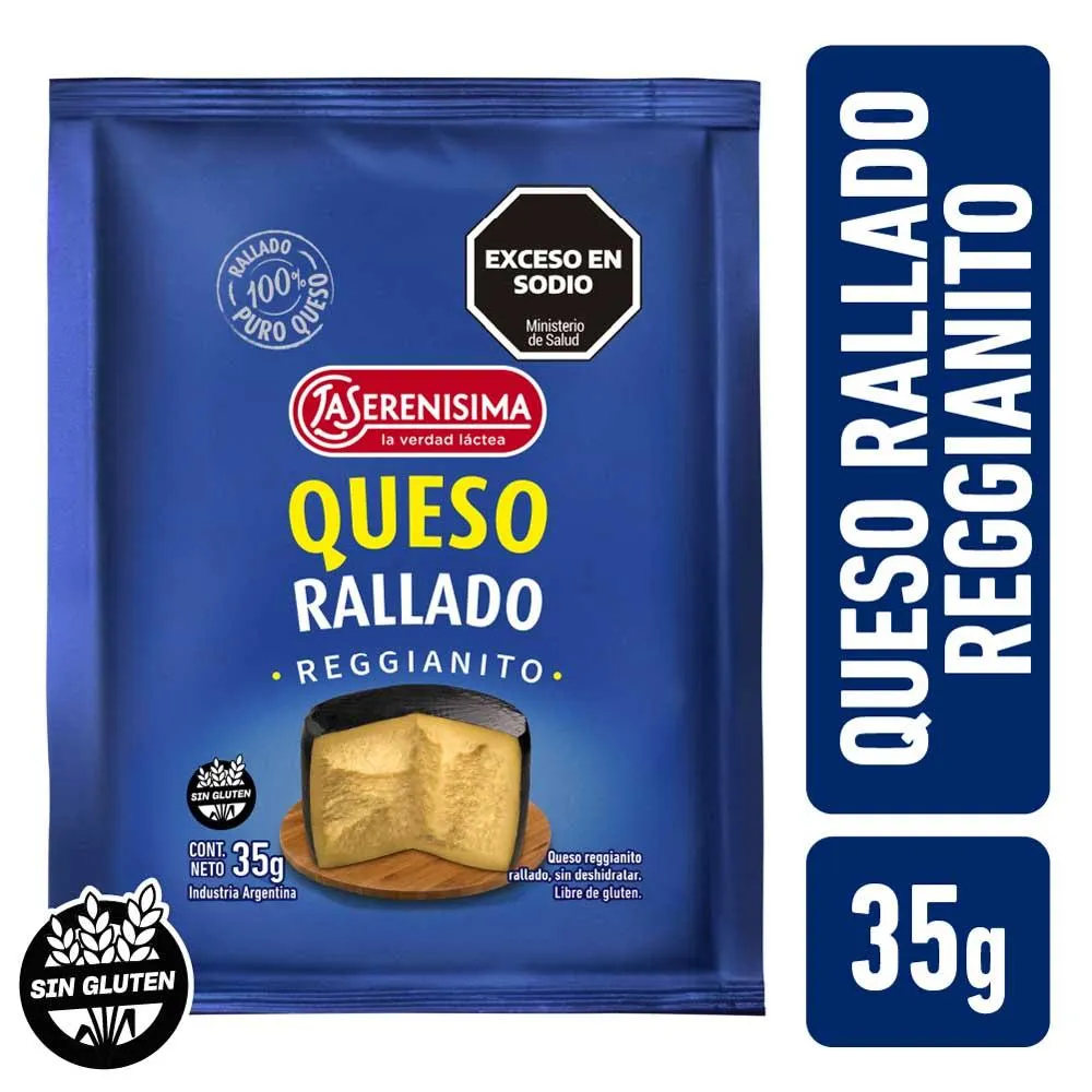 Queso Reggianito Rallado La Serenisima 35gr