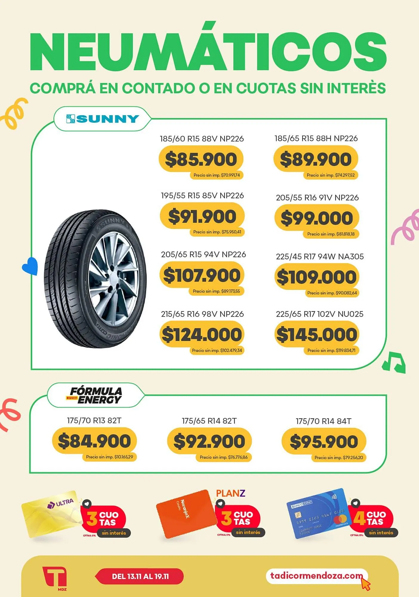 Ofertas de Catálogo Supermercados Tadicor 12 de noviembre al 19 de noviembre 2025 - Página 10 del catálogo