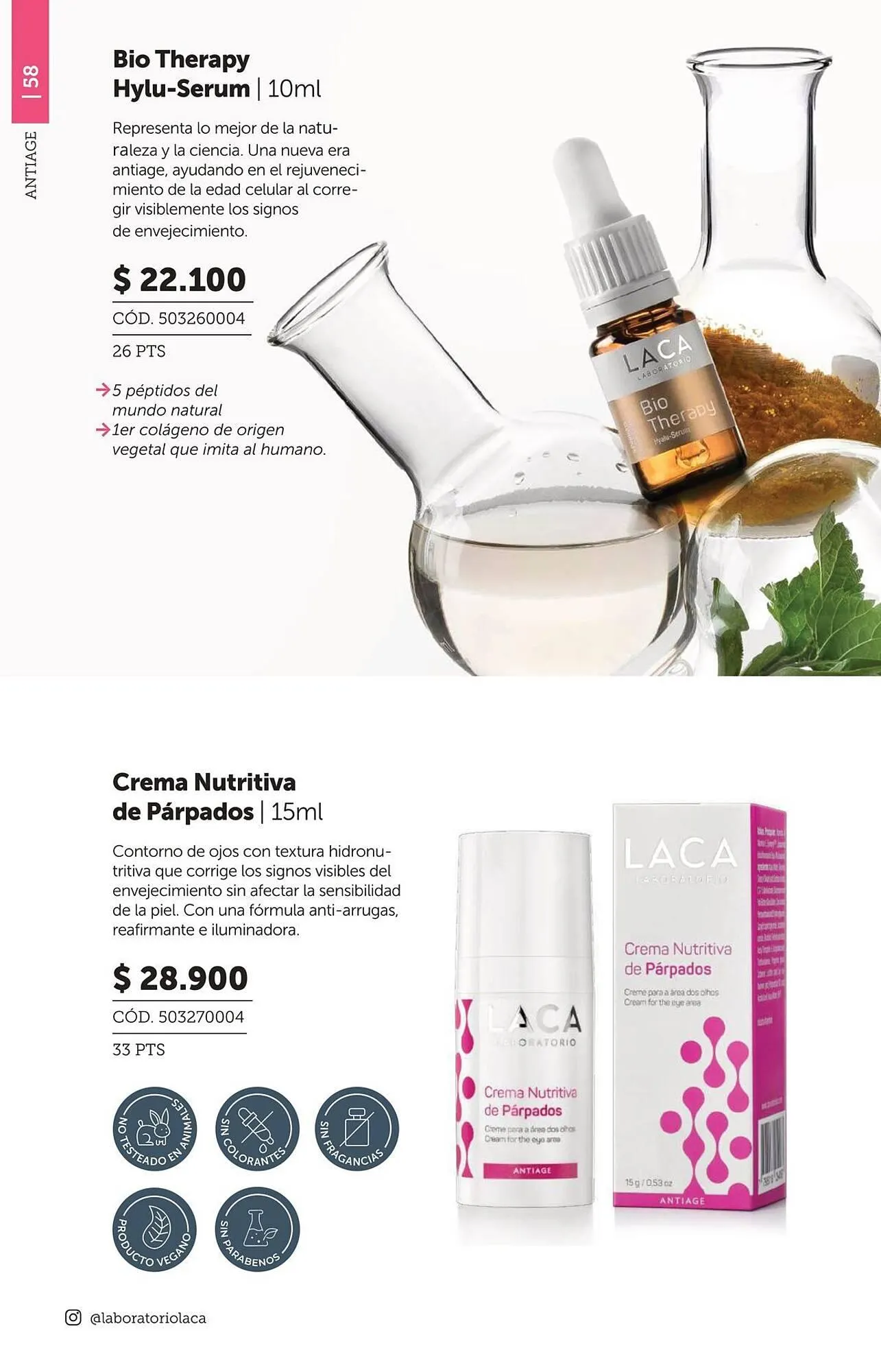 Ofertas de Catálogo Laboratorio LACA 8 de mayo al 31 de mayo 2025 - Página 58 del catálogo
