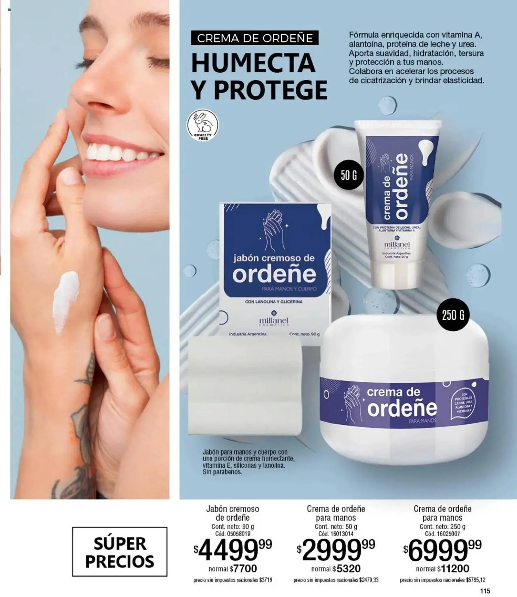 Ofertas de Catálogo Millanel Cosmética 15 de septiembre al 20 de octubre 2025 - Página 115 del catálogo