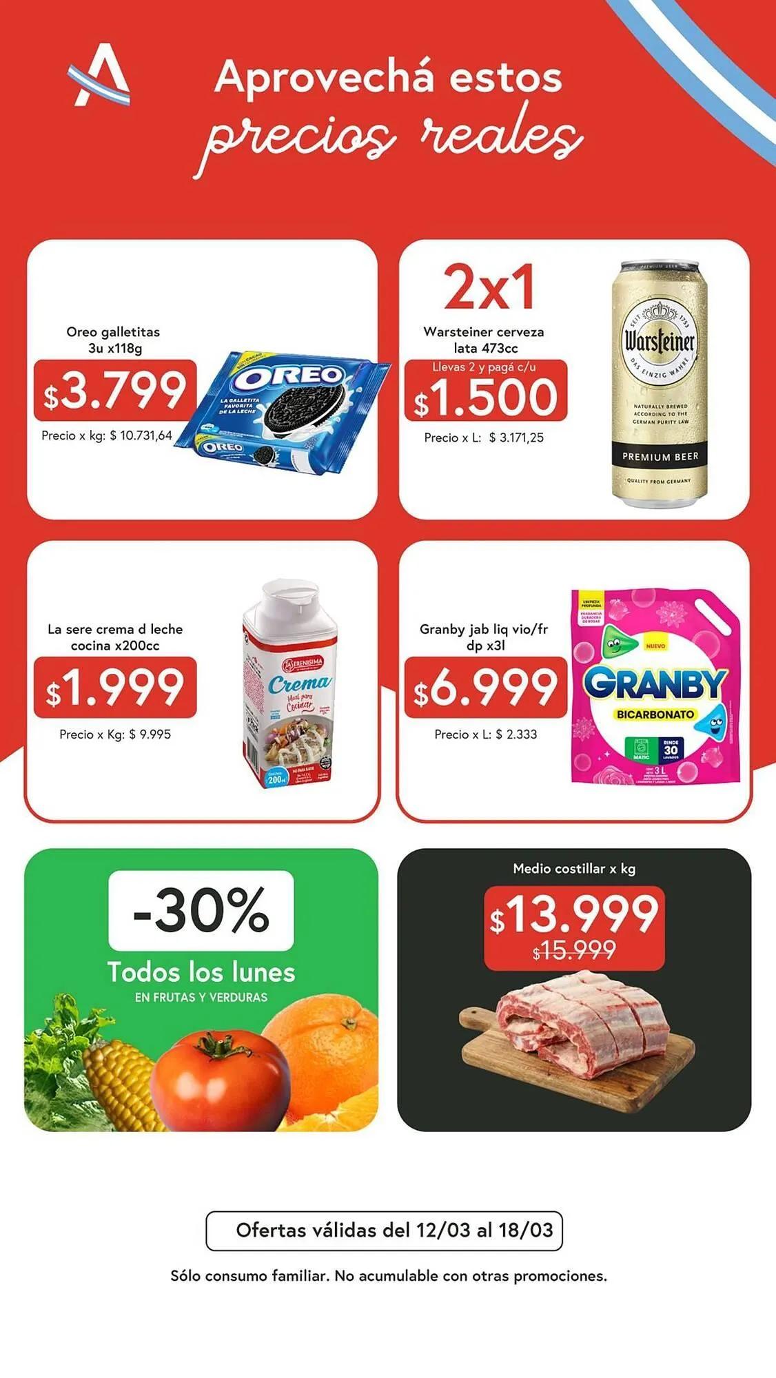 Ofertas de Catálogo El Abastecedor 12 de marzo al 18 de marzo 2026 - Página 1 del catálogo