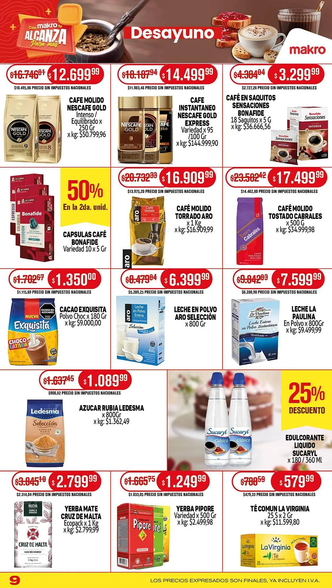 Ofertas de Catálogo Makro 31 de julio al 8 de agosto 2025 - Página 9 del catálogo