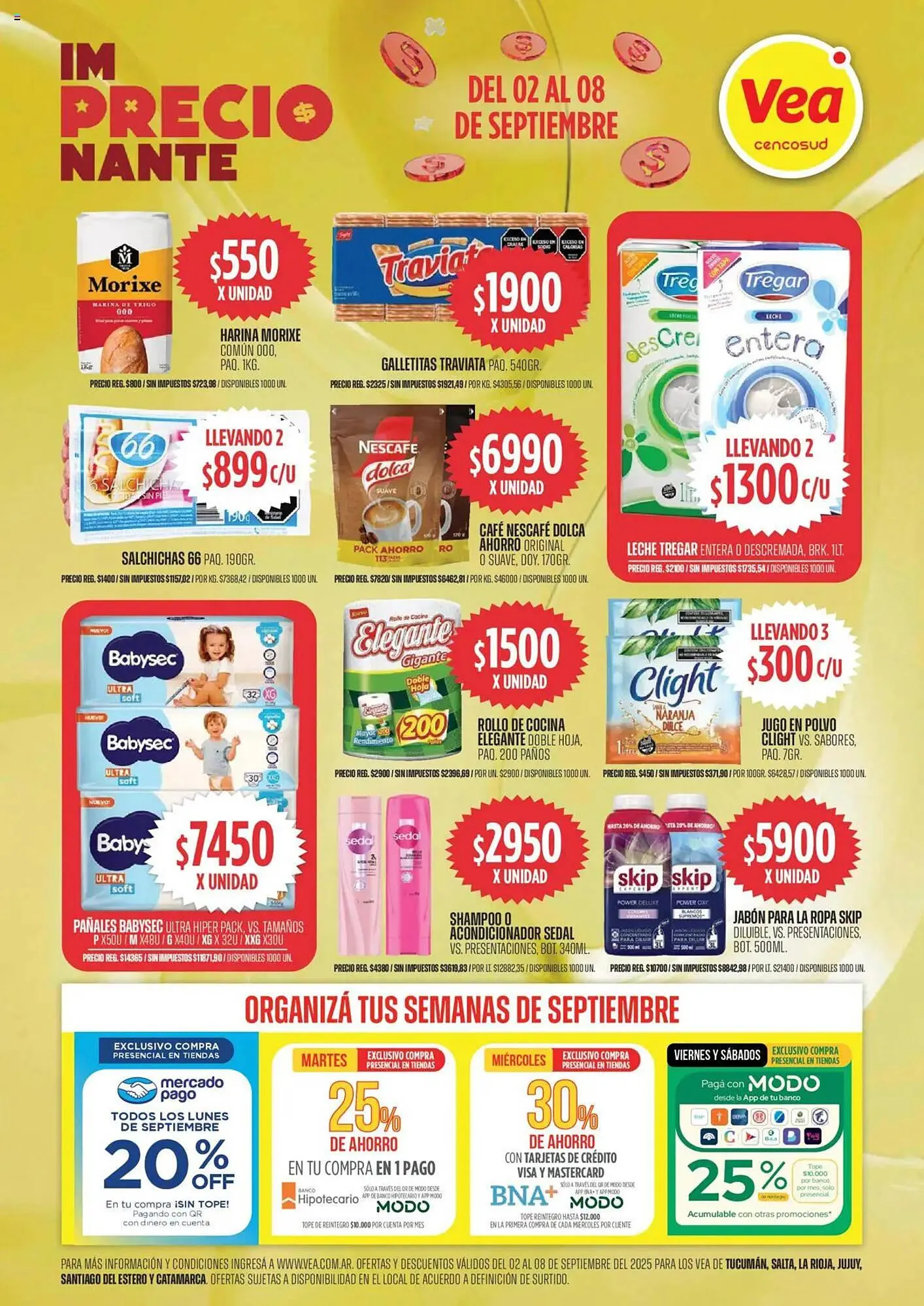 Ofertas de catálogo Supermercados Vea 2 de septiembre al 8 de septiembre 2025 - Página 1 del catálogo