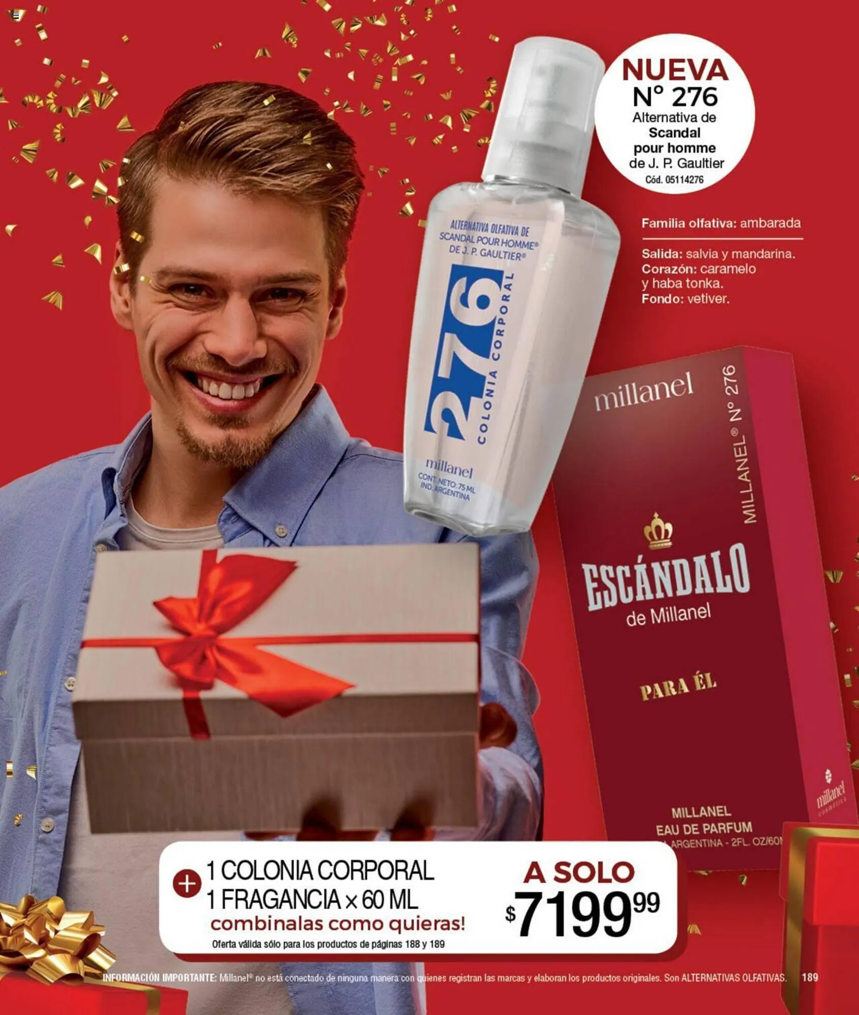 Ofertas de Catálogo Millanel Cosmética 13 de noviembre al 10 de diciembre 2023 - Página 189 del catálogo