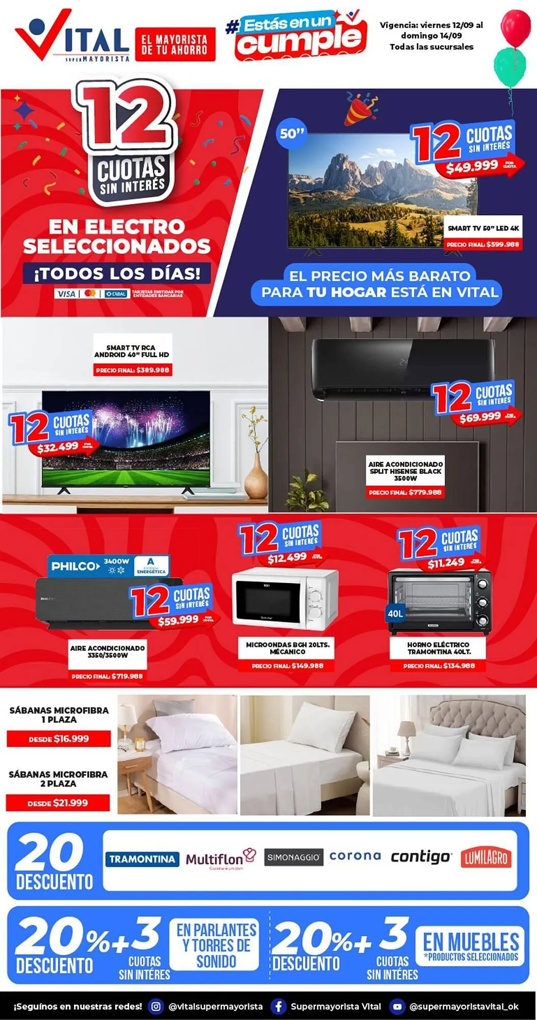 Ofertas de Catálogo Supermayorista Vital 12 de septiembre al 14 de septiembre 2025 - Página 3 del catálogo