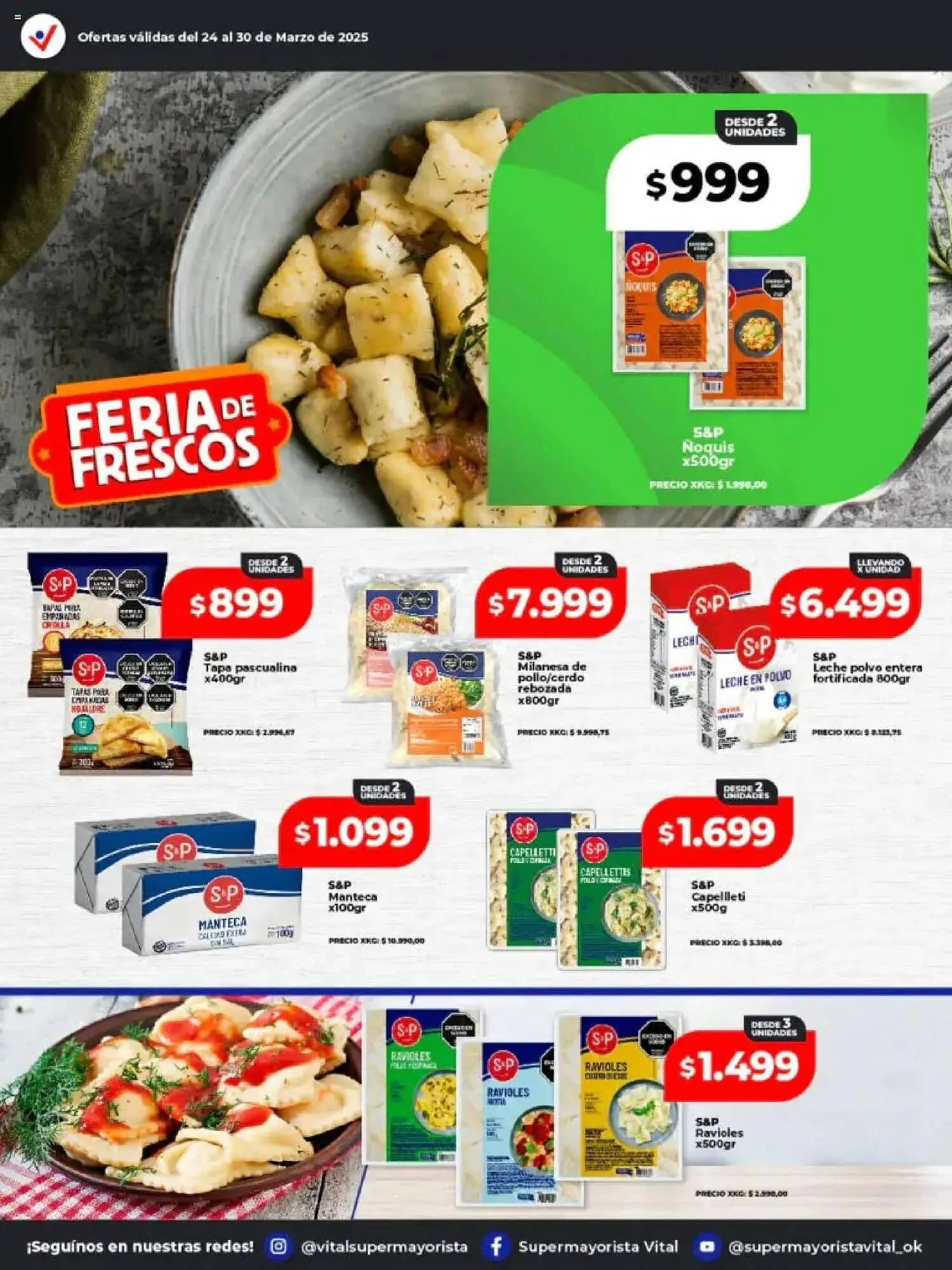 Ofertas de Catálogo Supermayorista Vital 24 de marzo al 30 de marzo 2025 - Página 28 del catálogo