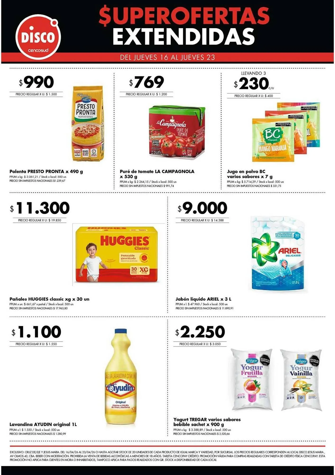 Ofertas de Folleto Disco 16 de abril al 23 de abril 2026 - Página 8 del catálogo