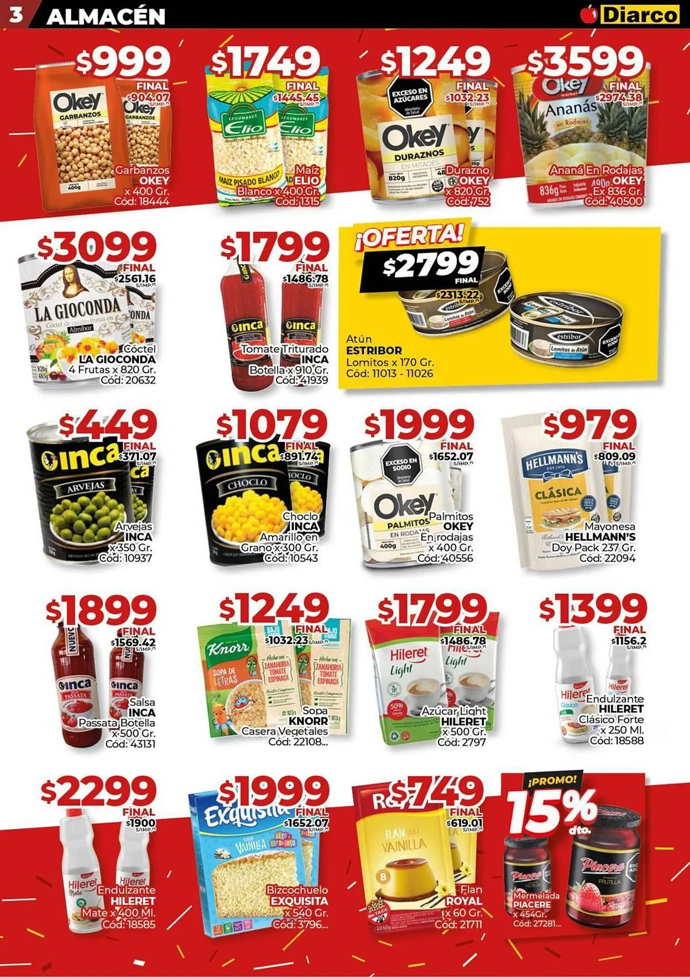 Ofertas de Catálogo Diarco 11 de agosto al 16 de agosto 2025 - Página 3 del catálogo