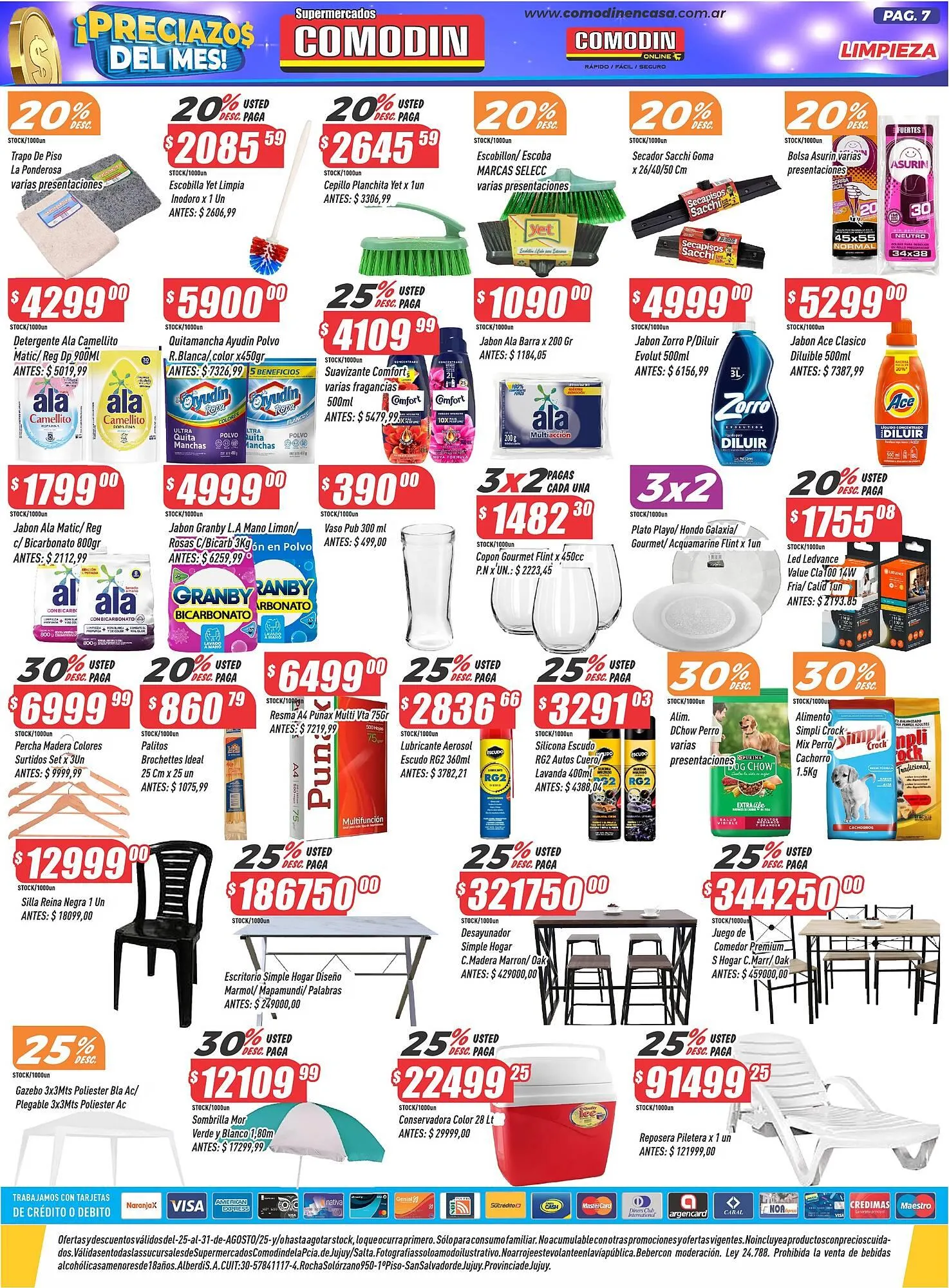 Ofertas de Catálogo Supermercados Comodin 25 de agosto al 31 de agosto 2025 - Página 7 del catálogo