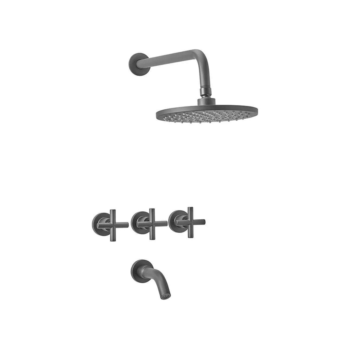 Ducha de Embutir Con Transferencia Black Velvet Plus 80190 Peirano