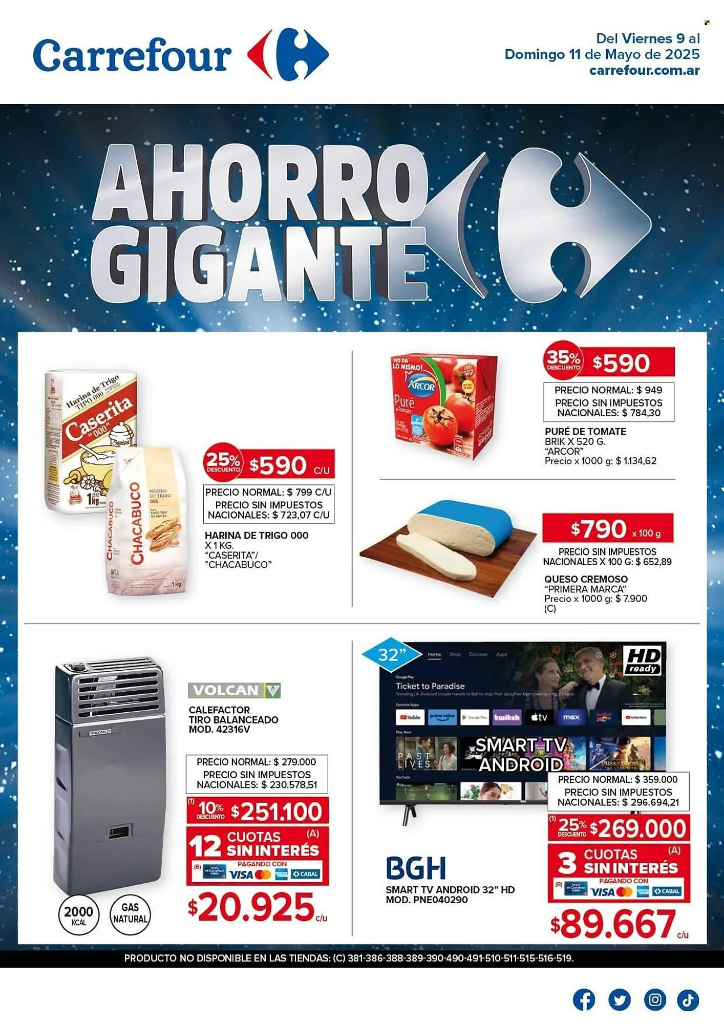 Ofertas de Catálogo Carrefour 9 de mayo al 11 de mayo 2025 - Página 1 del catálogo