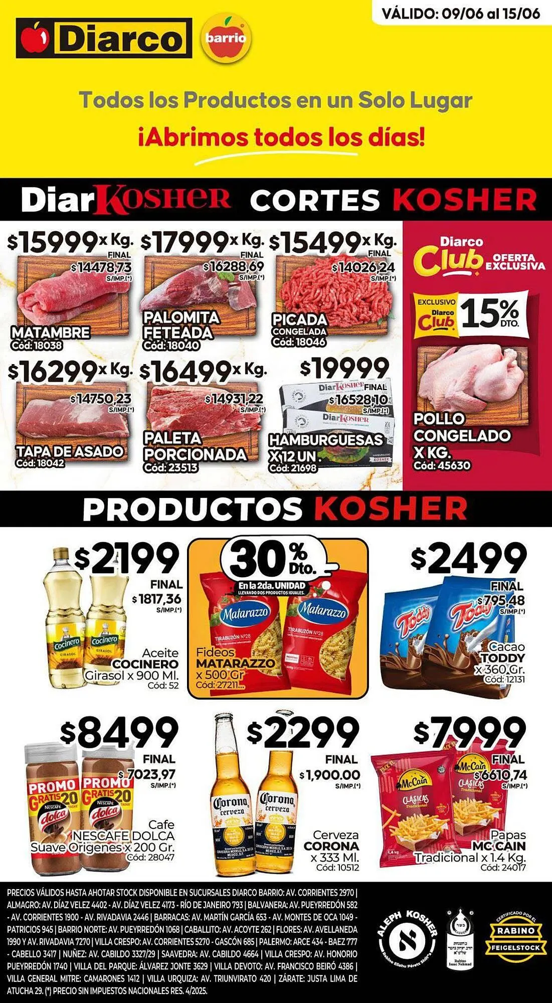 Ofertas de Catálogo Diarco 9 de junio al 15 de junio 2025 - Página 1 del catálogo