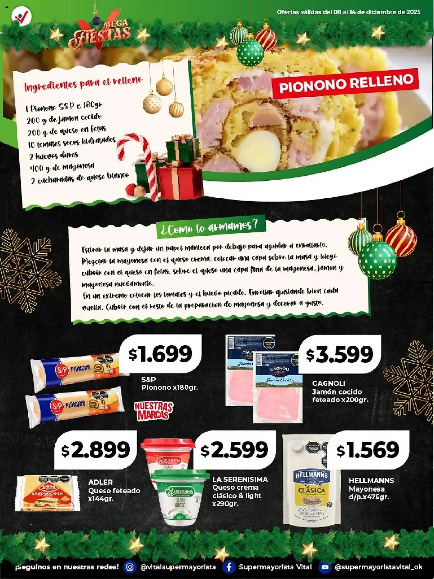 Ofertas de Catálogo Supermayorista Vital 8 de diciembre al 15 de diciembre 2025 - Página 11 del catálogo