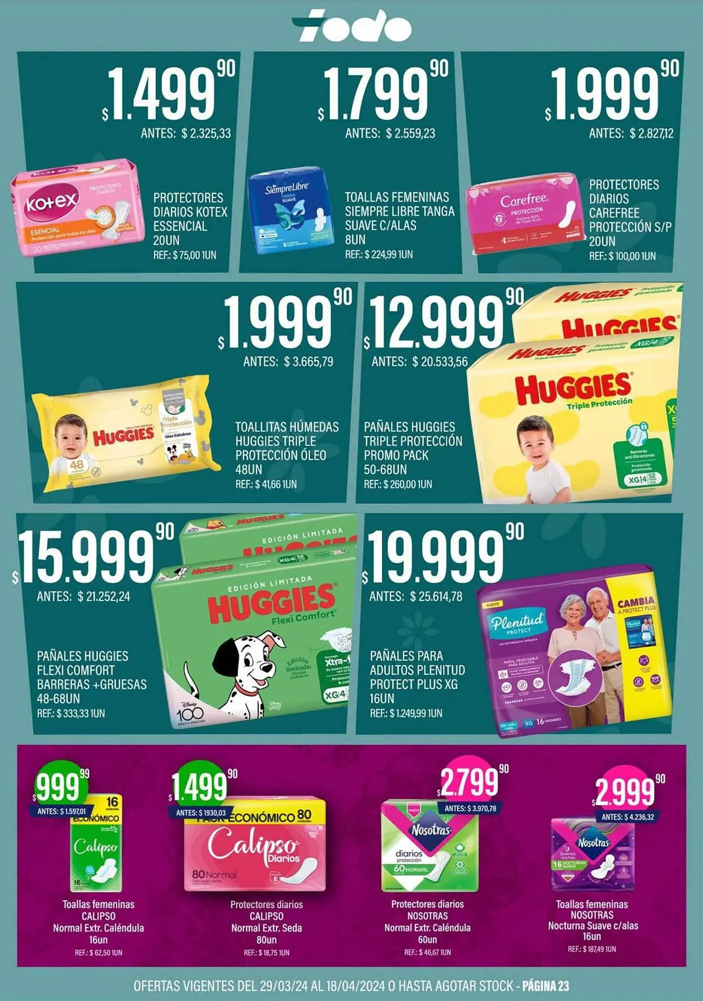 Ofertas de Catálogo Supermercados Todo 3 de abril al 18 de abril 2024 - Página 23 del catálogo