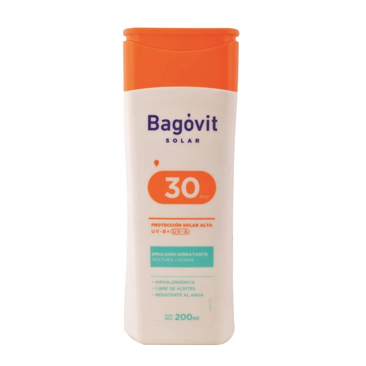 Protector Solar Bagóvit Emulsión FPS30 200ML