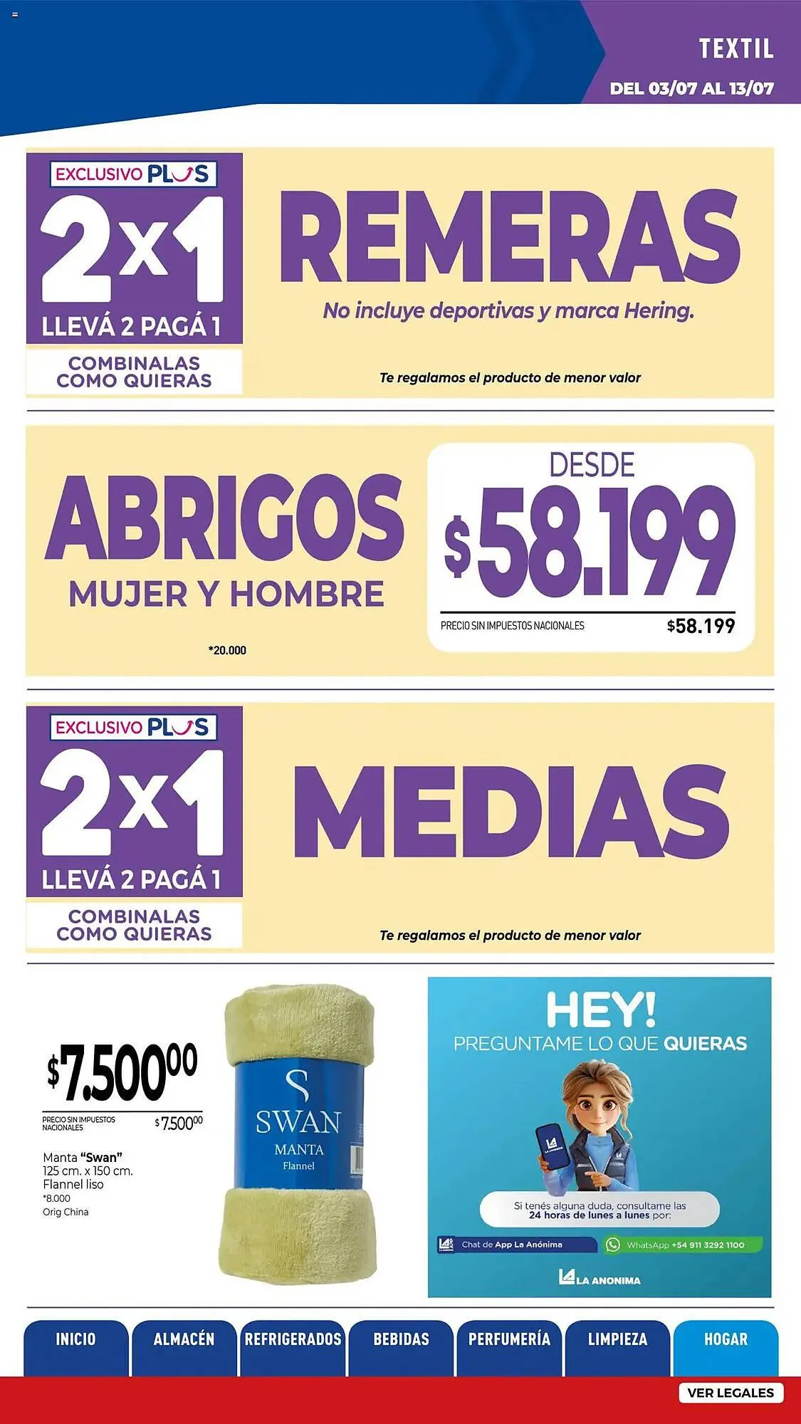 Ofertas de Catálogo La Anonima 3 de julio al 13 de julio 2025 - Página 38 del catálogo