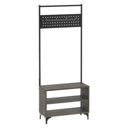 Recibidor zapatero con perchero Soho canyon y negro