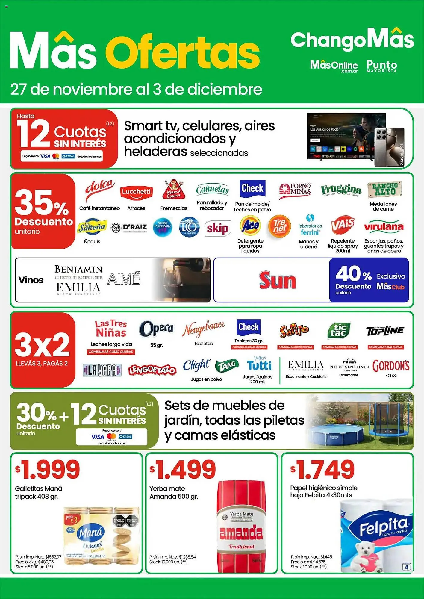 Ofertas de Catálogo Changomas 27 de noviembre al 3 de diciembre 2025 - Página 1 del catálogo