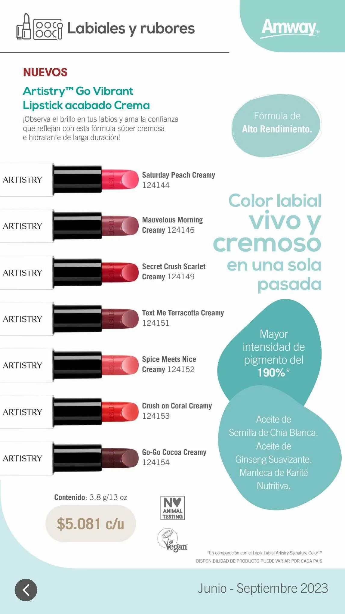 Ofertas de Catálogo Amway 7 de julio al 25 de julio 2023 - Página 34 del catálogo