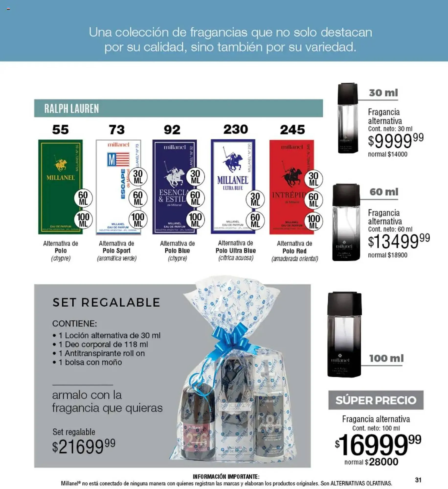 Ofertas de Catálogo Millanel Cosmética 26 de mayo al 23 de junio 2025 - Página 31 del catálogo