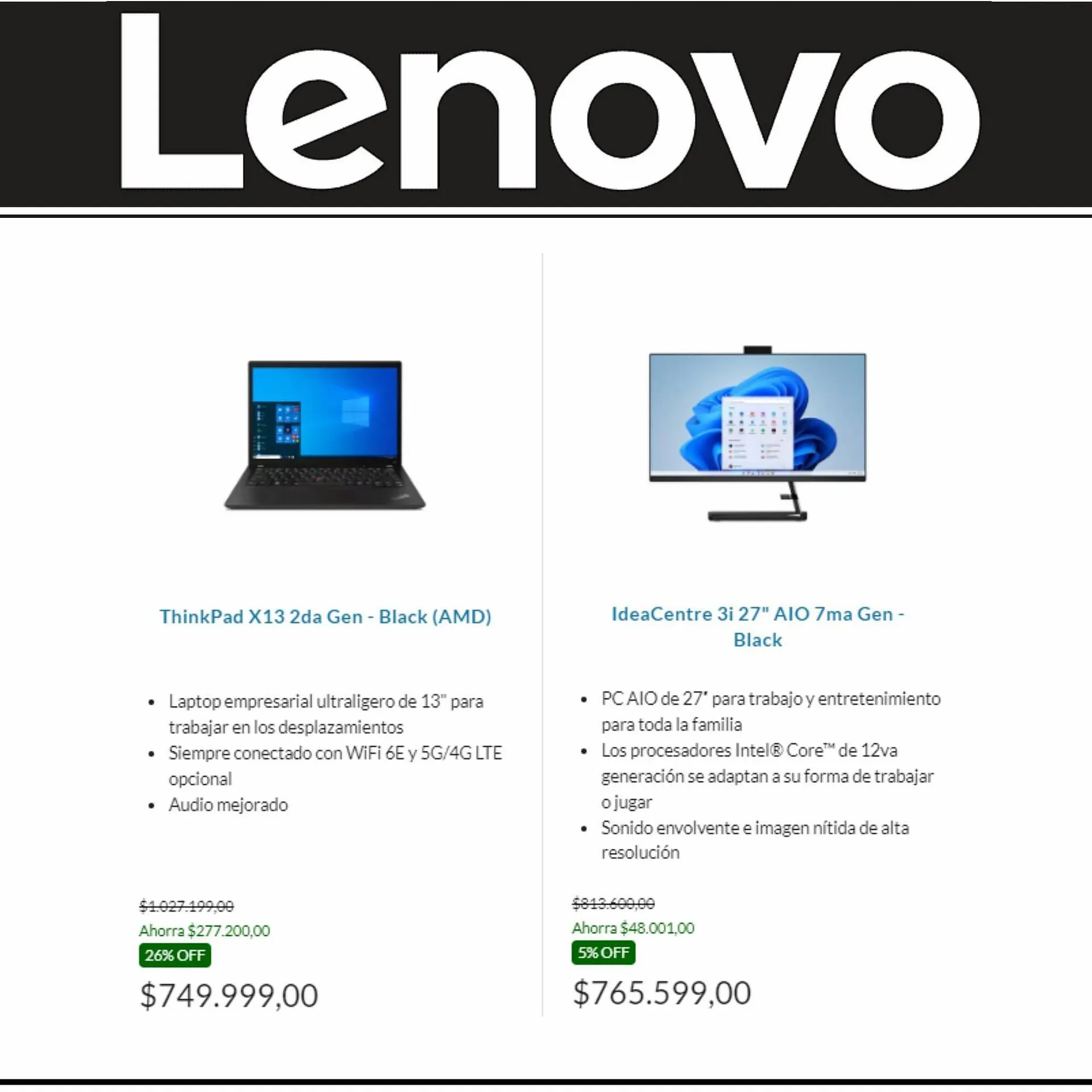 Ofertas de Catálogo Lenovo 11 de septiembre al 30 de septiembre 2023 - Página 7 del catálogo