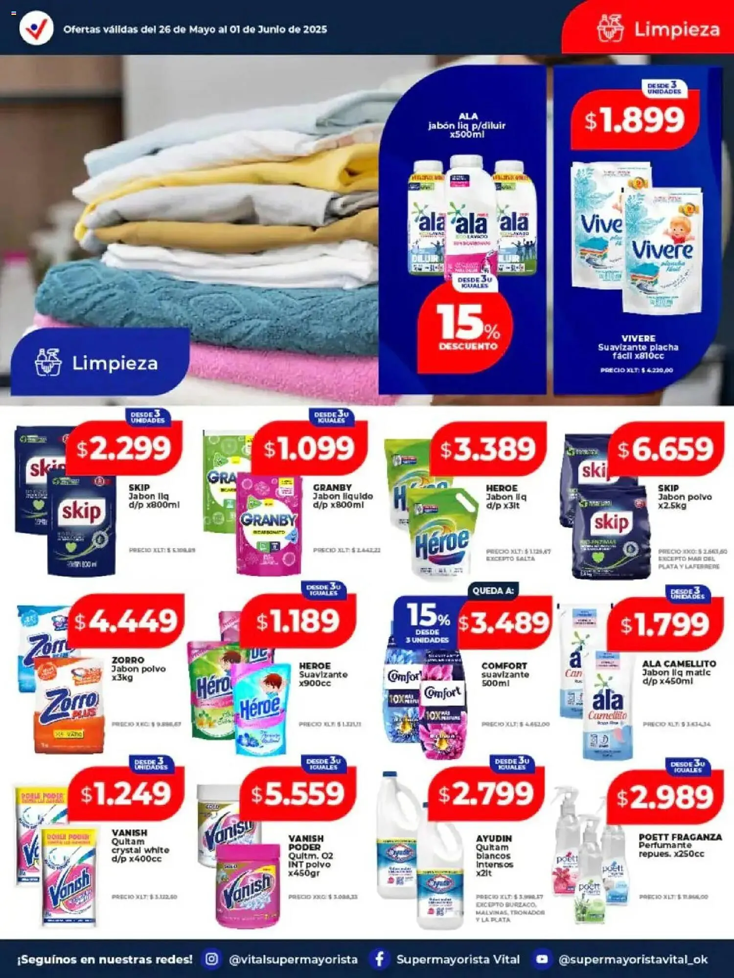 Ofertas de Catálogo Supermayorista Vital 26 de mayo al 2 de junio 2025 - Página 8 del catálogo