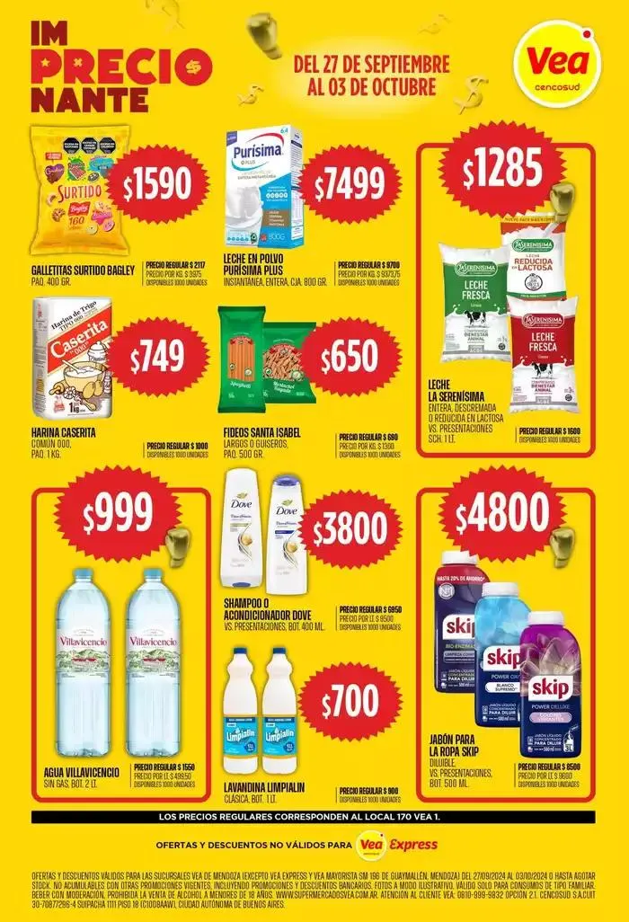 Ofertas de Ofertas principales y descuentos 19 de julio al 3 de octubre 2024 - Página 1 del catálogo