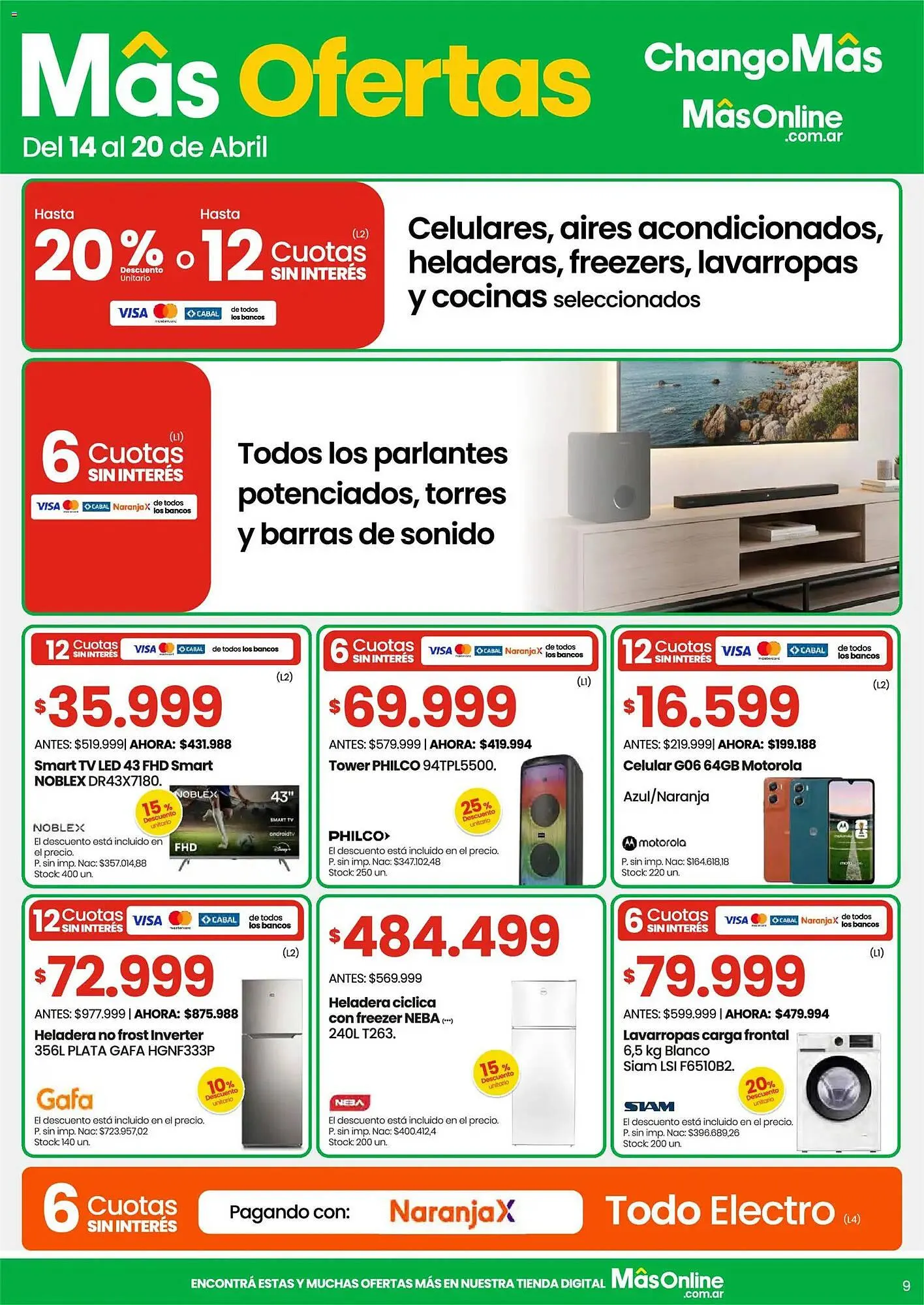 Ofertas de Catálogo Changomas 14 de abril al 20 de abril 2026 - Página 8 del catálogo