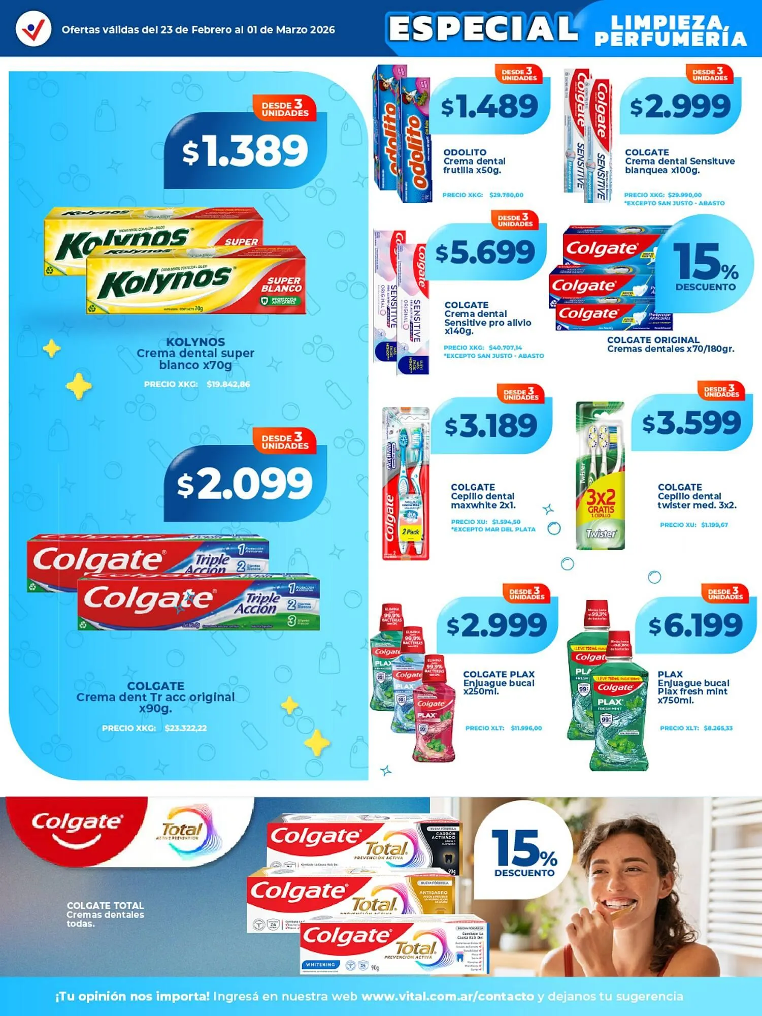 Ofertas de Catálogo Supermayorista Vital 24 de febrero al 1 de marzo 2026 - Página 3 del catálogo