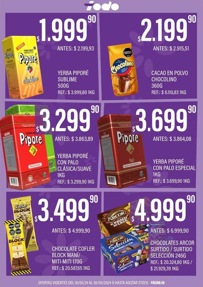 Ofertas de Catálogo Supermercados Todo 10 de mayo al 30 de mayo 2024 - Página 8 del catálogo
