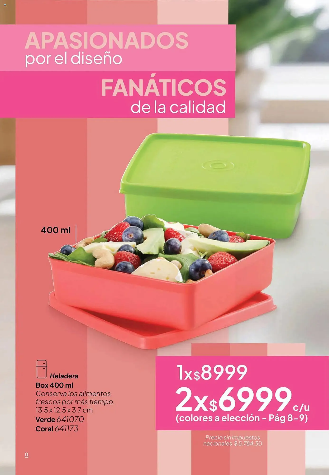 Ofertas de Folleto Tupperware 28 de abril al 31 de mayo 2026 - Página 9 del catálogo