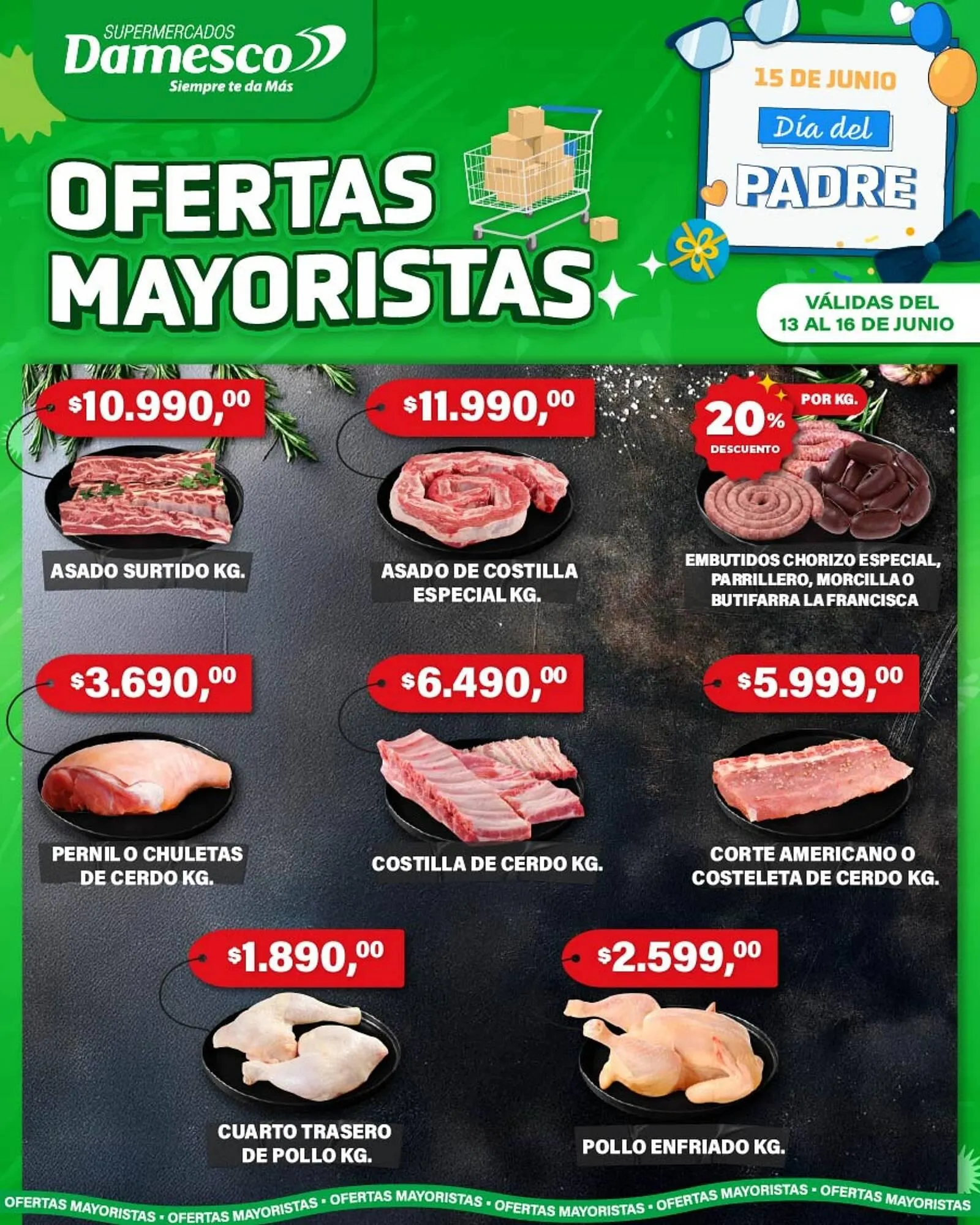 Ofertas de Catálogo Supermercados Damesco 13 de junio al 16 de junio 2025 - Página 1 del catálogo