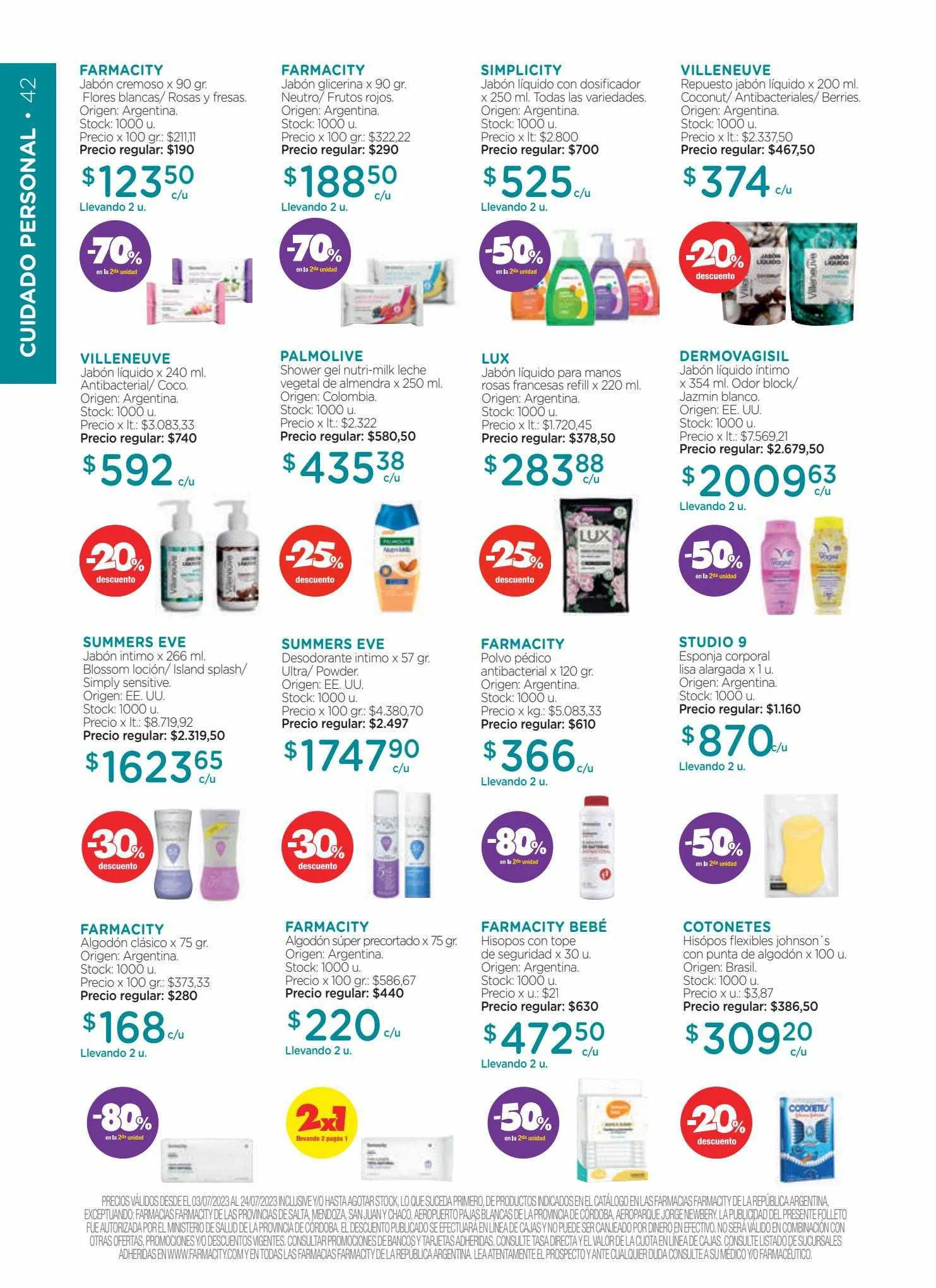 Ofertas de Catálogo Farmacity 7 de julio al 25 de julio 2023 - Página 41 del catálogo