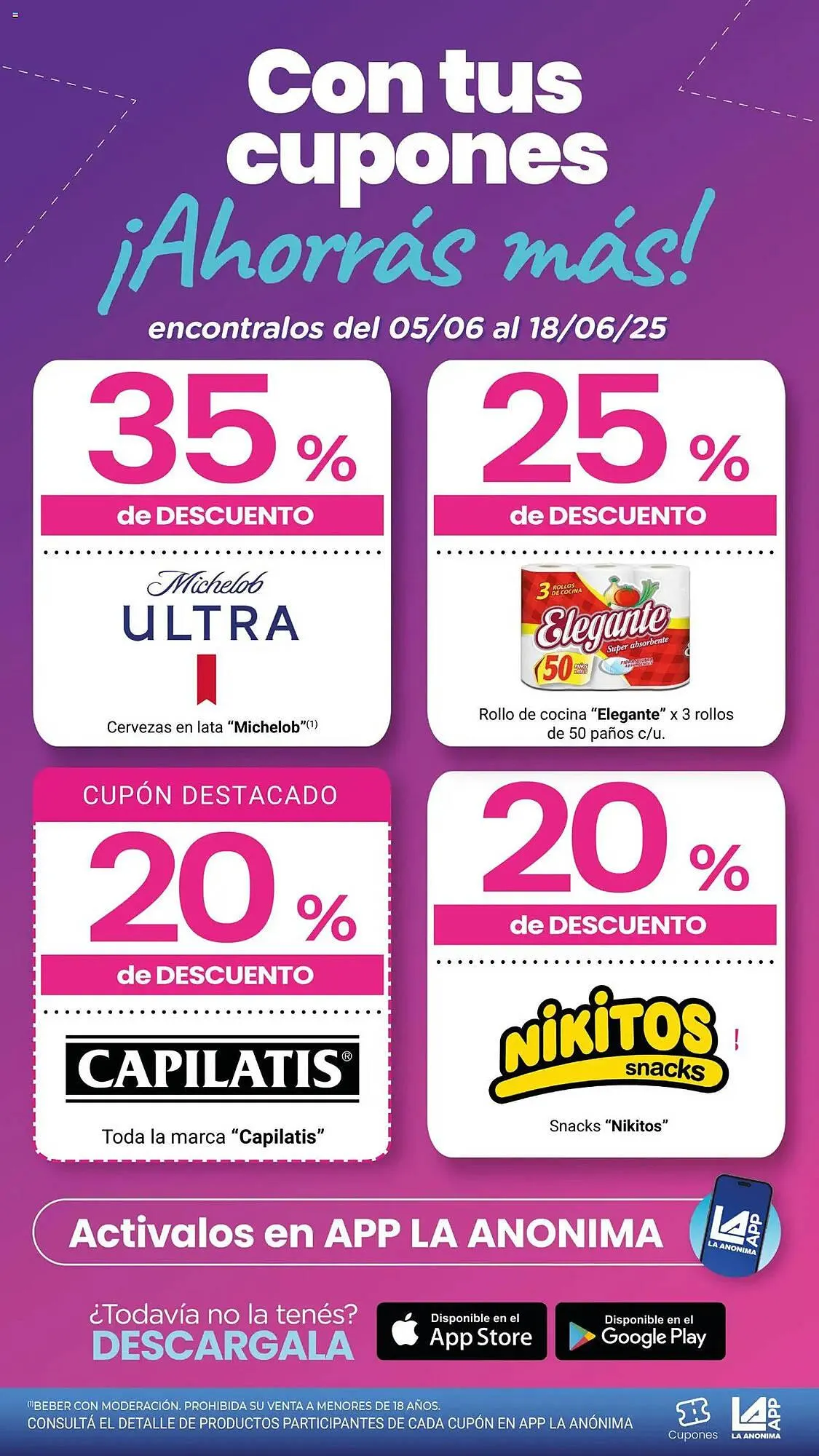 Ofertas de Catálogo La Anonima 5 de junio al 16 de junio 2025 - Página 4 del catálogo