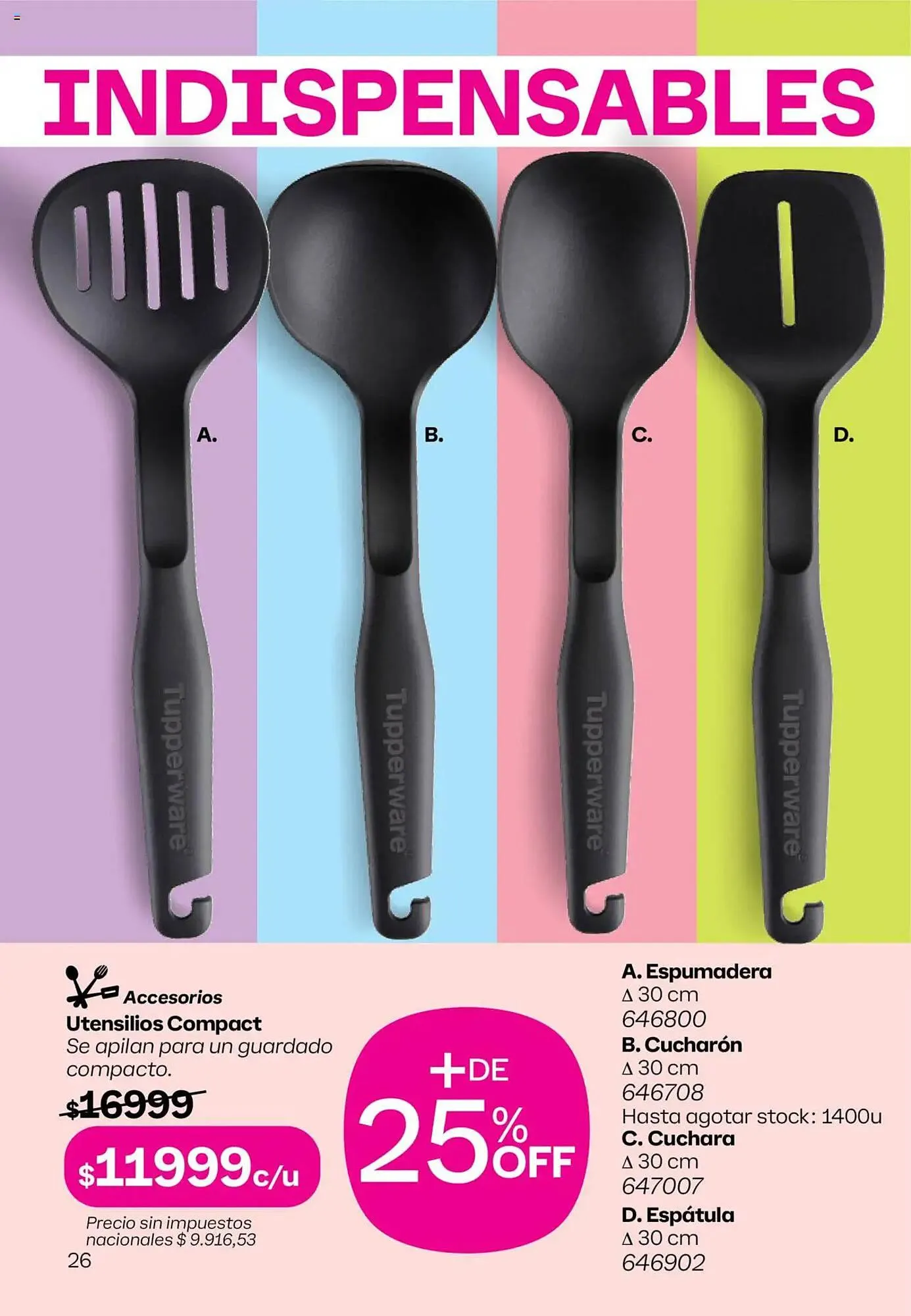Ofertas de Folleto Tupperware 21 de septiembre al 5 de octubre 2025 - Página 27 del catálogo
