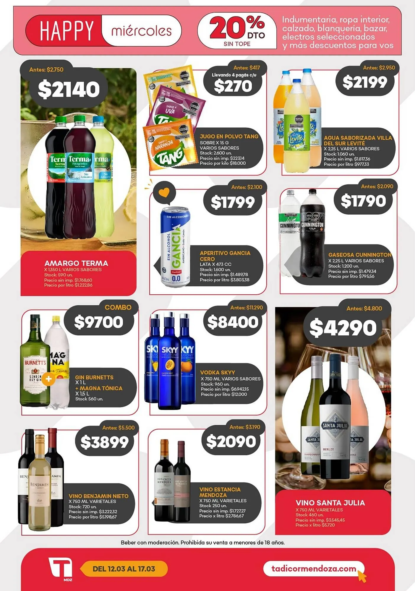 Ofertas de Catálogo Supermercados Tadicor 11 de marzo al 18 de marzo 2026 - Página 11 del catálogo