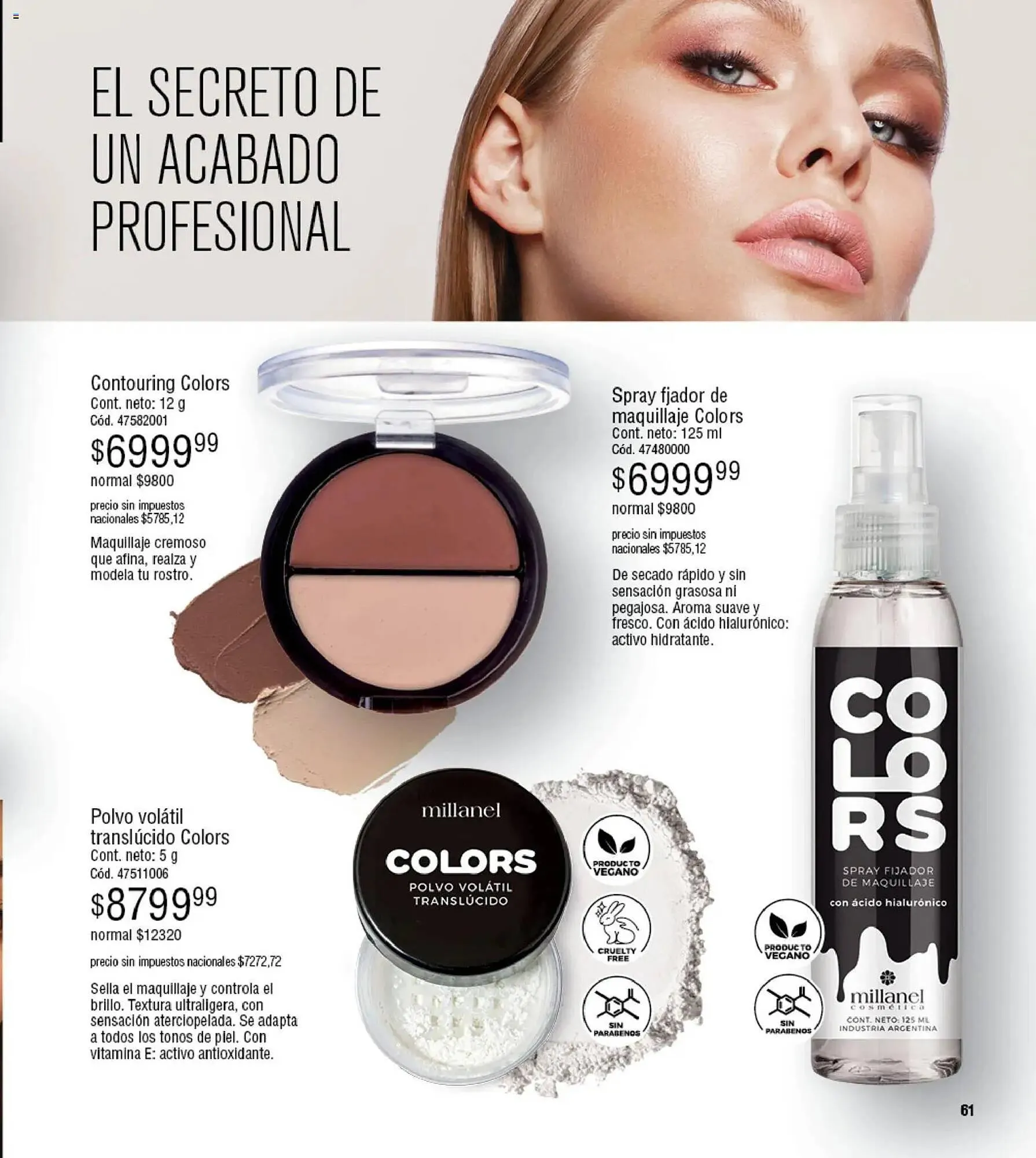 Ofertas de Catálogo Millanel Cosmética 27 de abril al 25 de mayo 2026 - Página 61 del catálogo