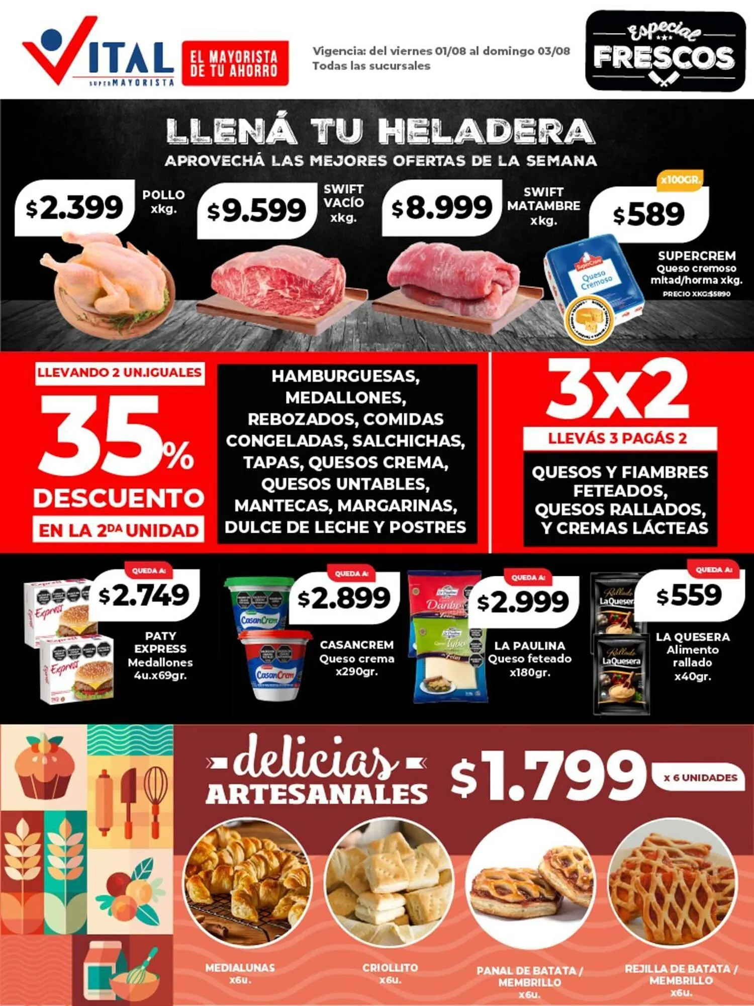 Ofertas de Catálogo Supermayorista Vital 1 de agosto al 3 de agosto 2025 - Página 3 del catálogo