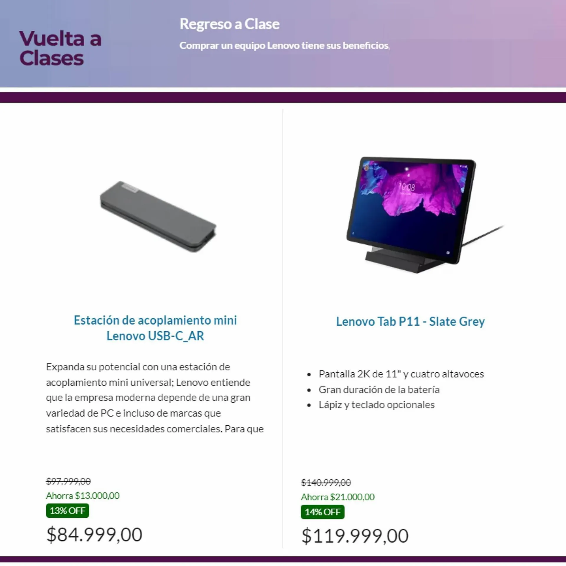 Ofertas de Catálogo Lenovo 24 de julio al 31 de julio 2023 - Página 7 del catálogo